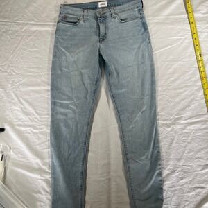 Hudson London Jeans Natalie Mid Rise Super Skinny Ankle Womens Size 28